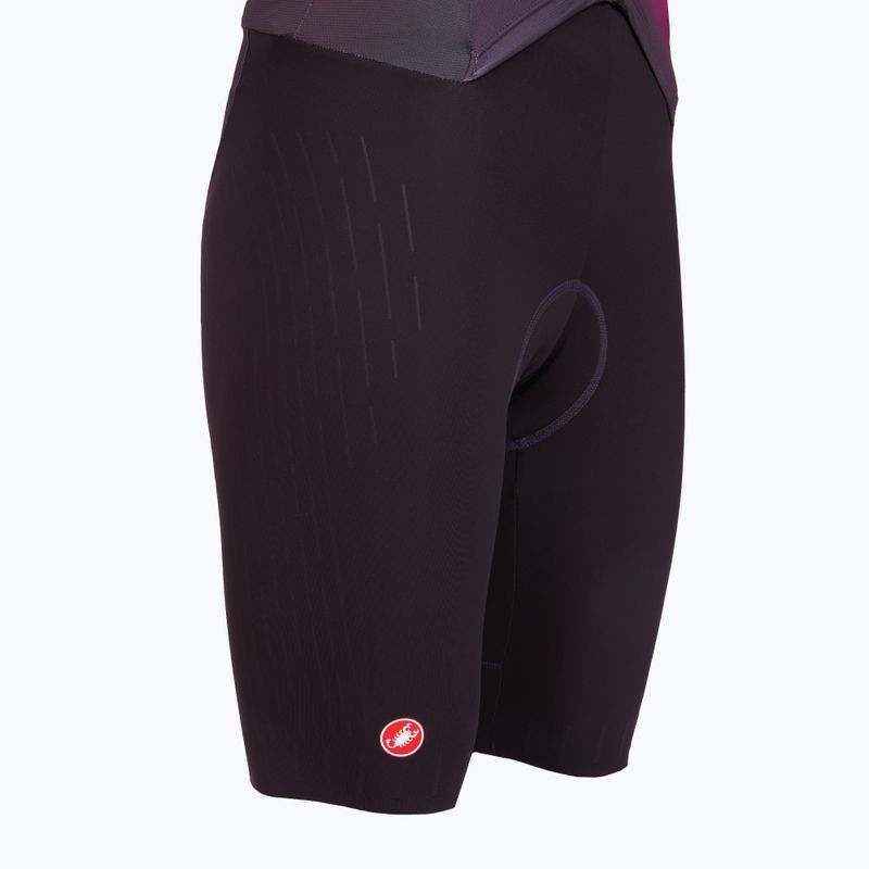 Kombinezon rowerowy damski Castelli Free Sanremo 3 SS W dark night shade/vivid orange-bright rose 4