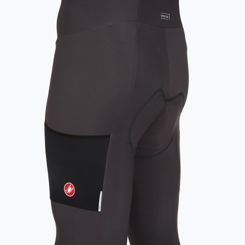 Spodnie rowerowe męskie Castelli Unlimited dark gray 4