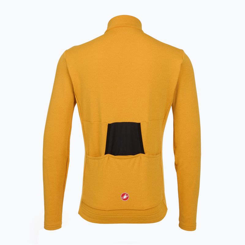 Bluza rowerowa męska Castelli Unlimited Trail 2 goldenrod/dark gray 2