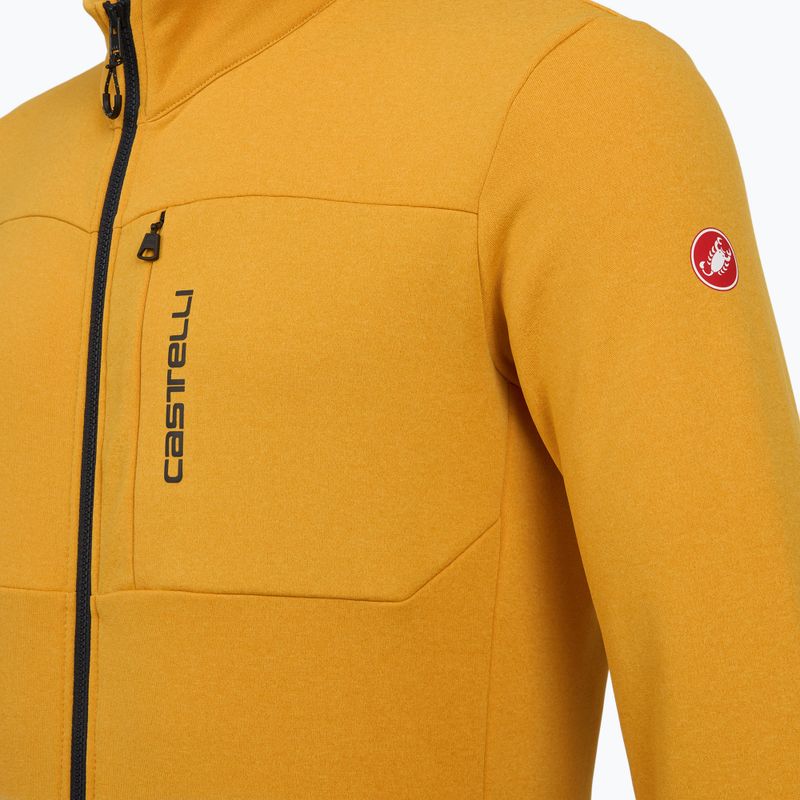 Bluza rowerowa męska Castelli Unlimited Trail 2 goldenrod/dark gray 3