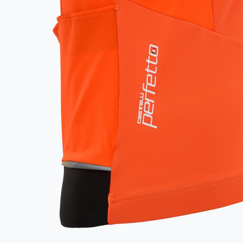 Kamizelka rowerowa męska Castelli Perfetto Air brilliant orange 5