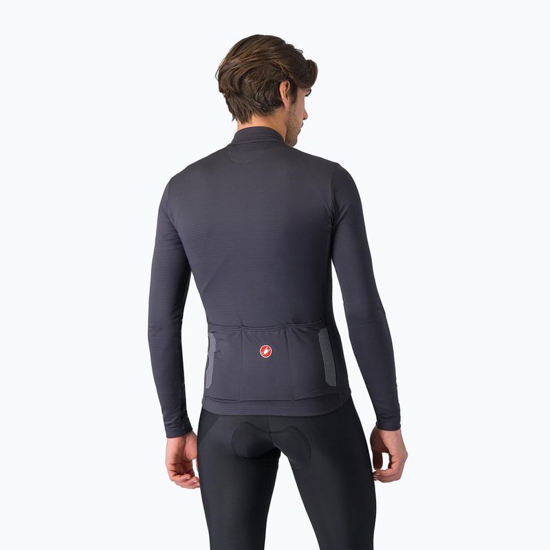 Longsleeve rowerowy męski Castelli Puro 4 dark gray 2