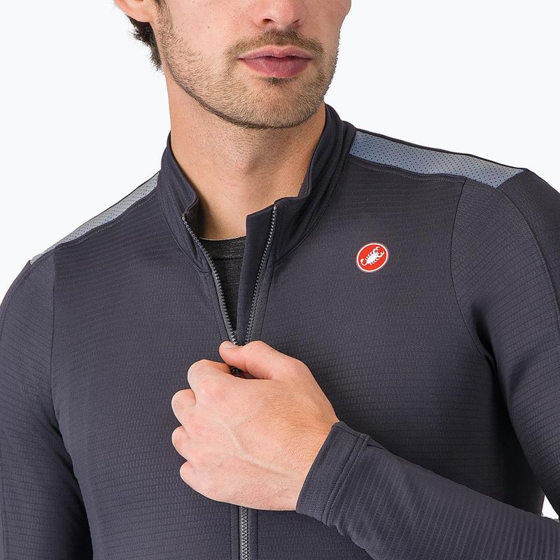 Longsleeve rowerowy męski Castelli Puro 4 dark gray 3