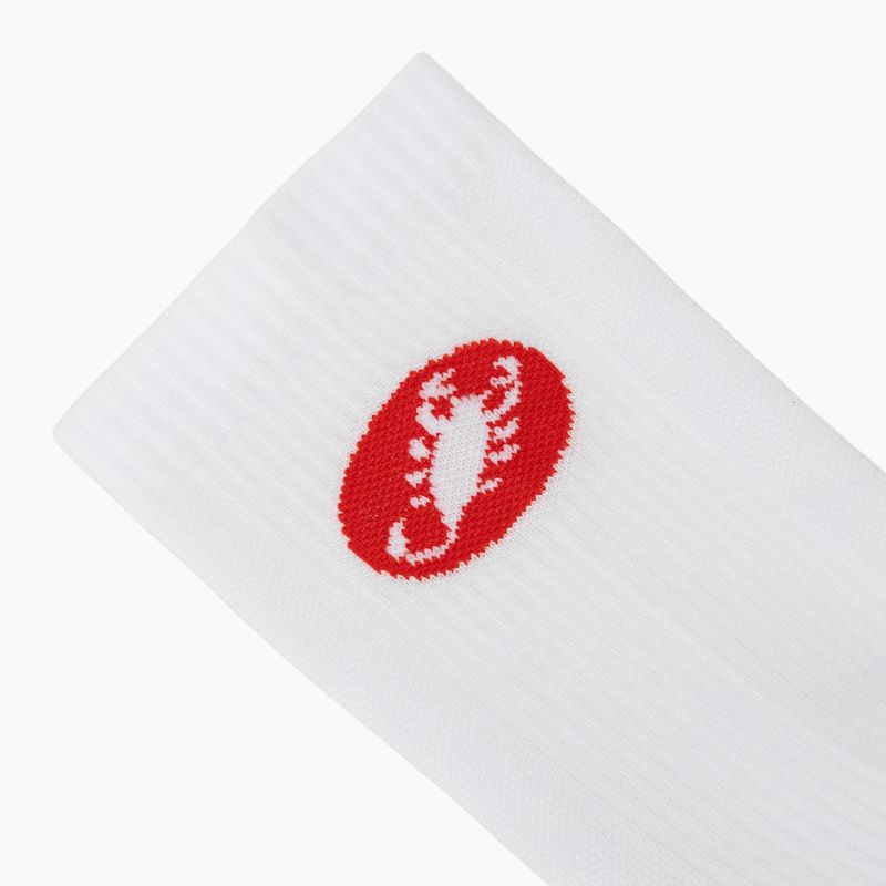 Skarpety męskie Castelli Entrata 18 white 3
