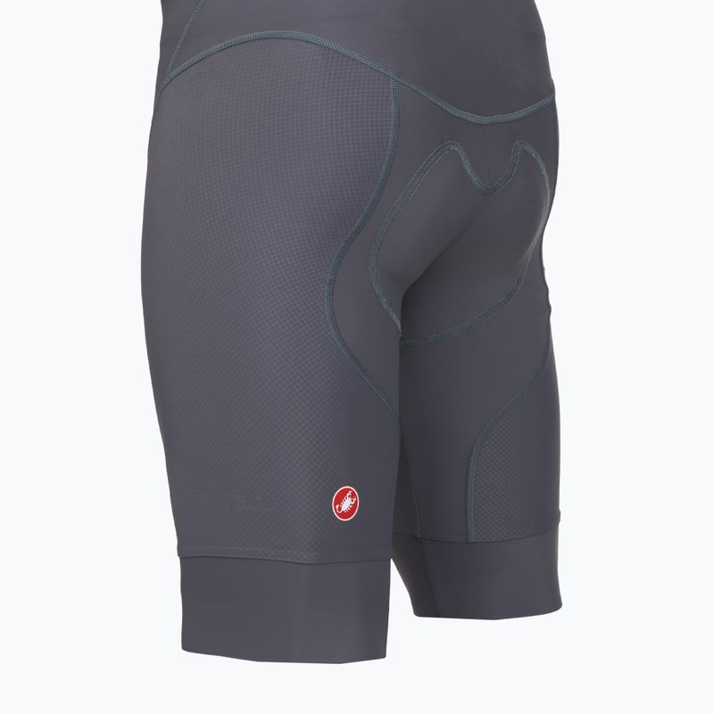 Spodenki rowerowe męskie Castelli Competizione 2 smoky grey 4
