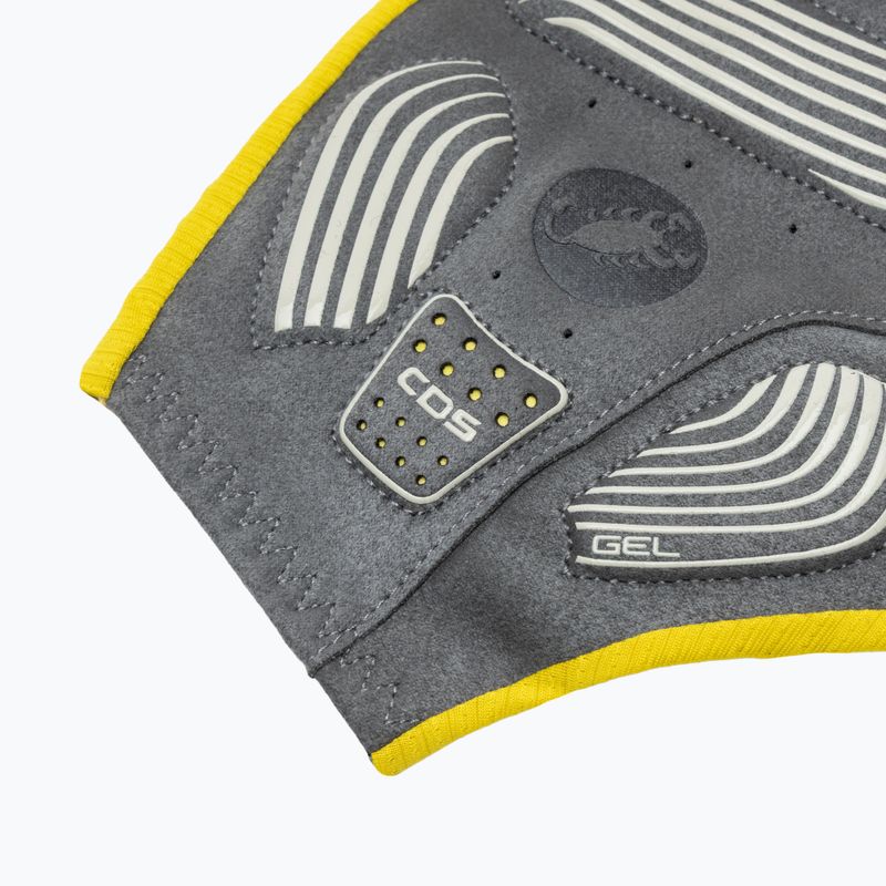 Rękawiczki rowerowe męskie Castelli Espresso mango mojito 4