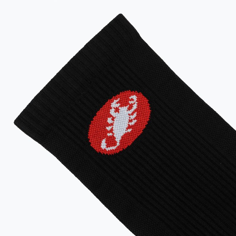 Skarpety męskie Castelli Entrata 18 black 3