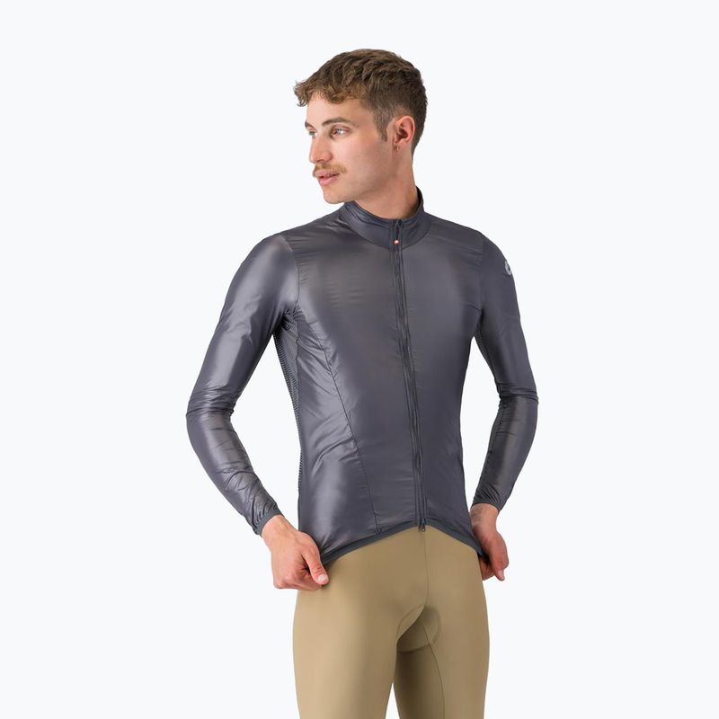 Kurtka rowerowa męska Castelli Aria Shell 2 dark gray