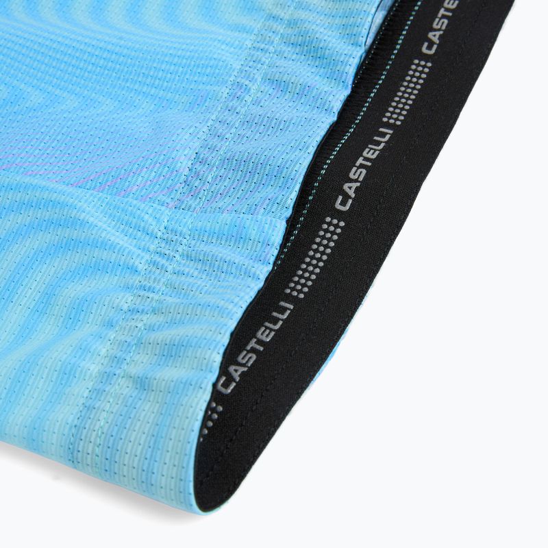 Koszulka rowerowa damska Castelli Cosmic Vortex multicolor pink green 4