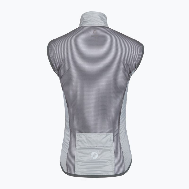 Kamizelka rowerowa damska Castelli Aria Shell 2 silver gray 2