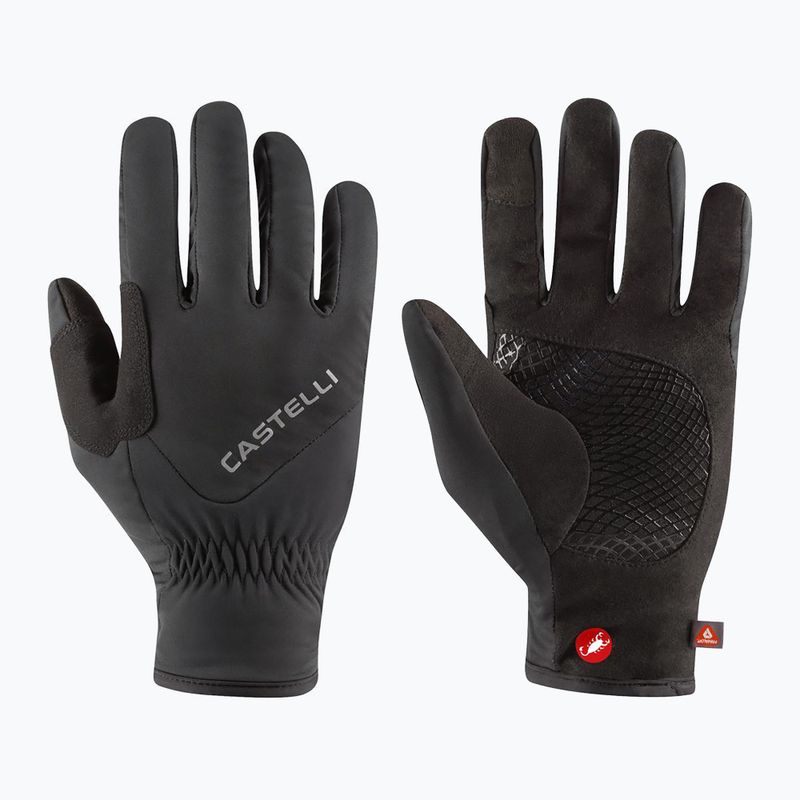 Rękawiczki rowerowe męskie Castelli Entrata Thermal 3 Glove black