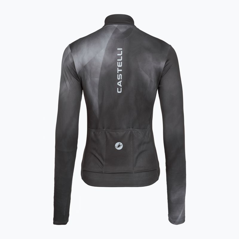 Longsleeve rowerowy damski Castelli Prismatic Thermal Jersey smoky gray 2