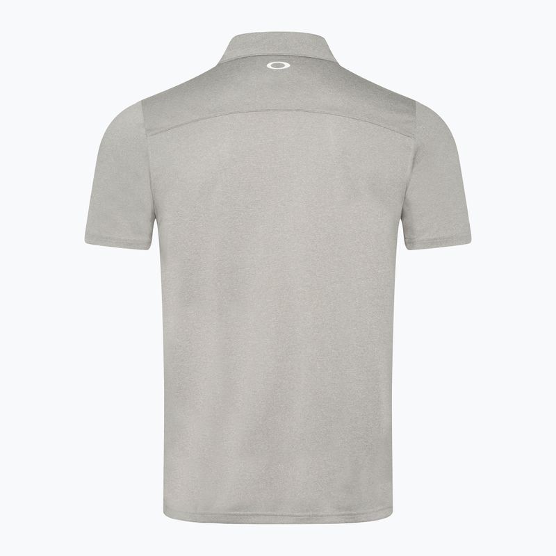 Koszulka polo męska Oakley B1B Polo Shirt stone gray heather 2