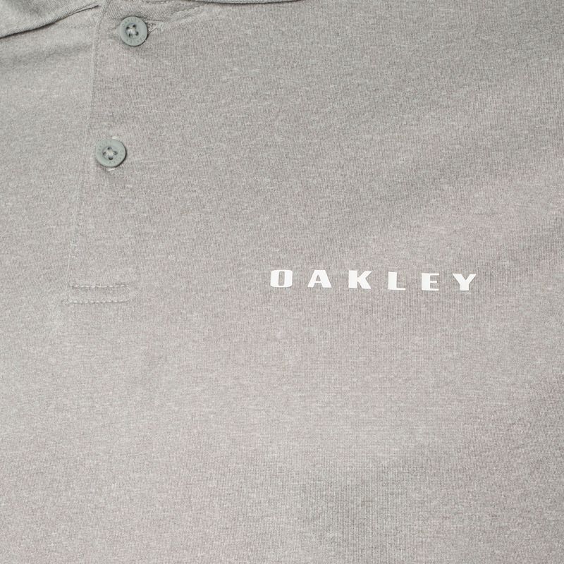 Koszulka polo męska Oakley B1B Polo Shirt stone gray heather 3