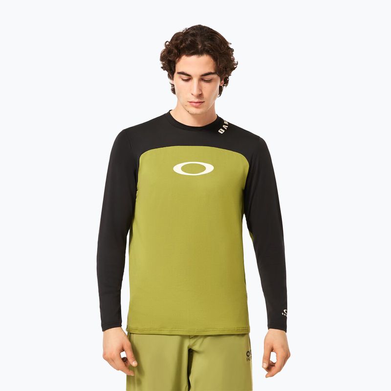 Longsleeve rowerowy męski Oakley Free Ride RC fern