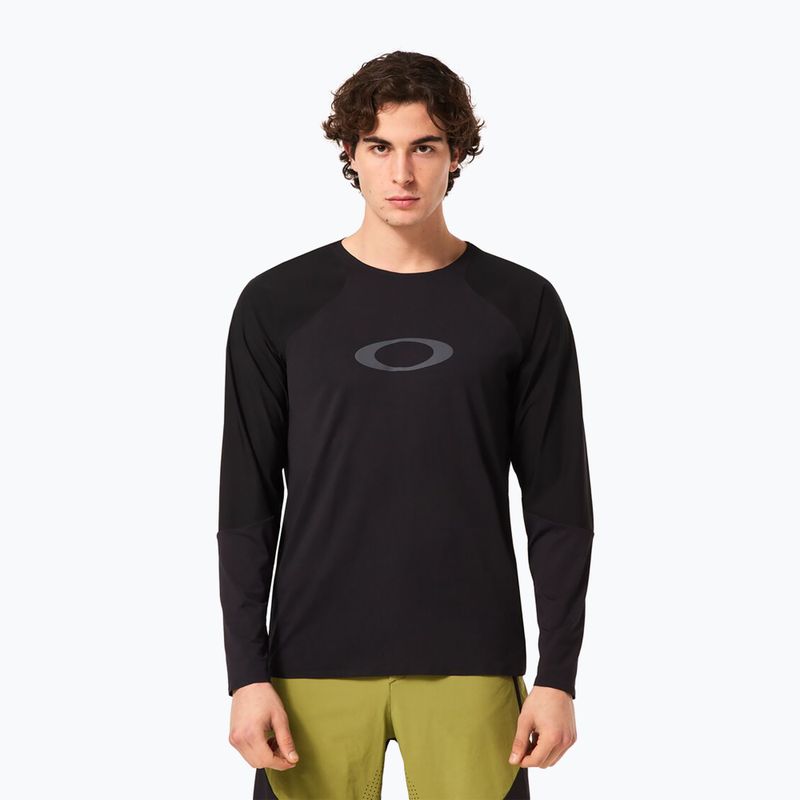 Longsleeve rowerowy męski Oakley Seeker Airline blackout 5