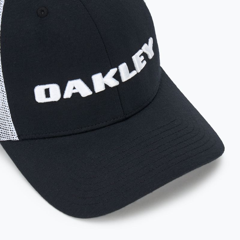 Czapka z daszkiem męska Oakley Heather New Era Bark Logo blackout 3