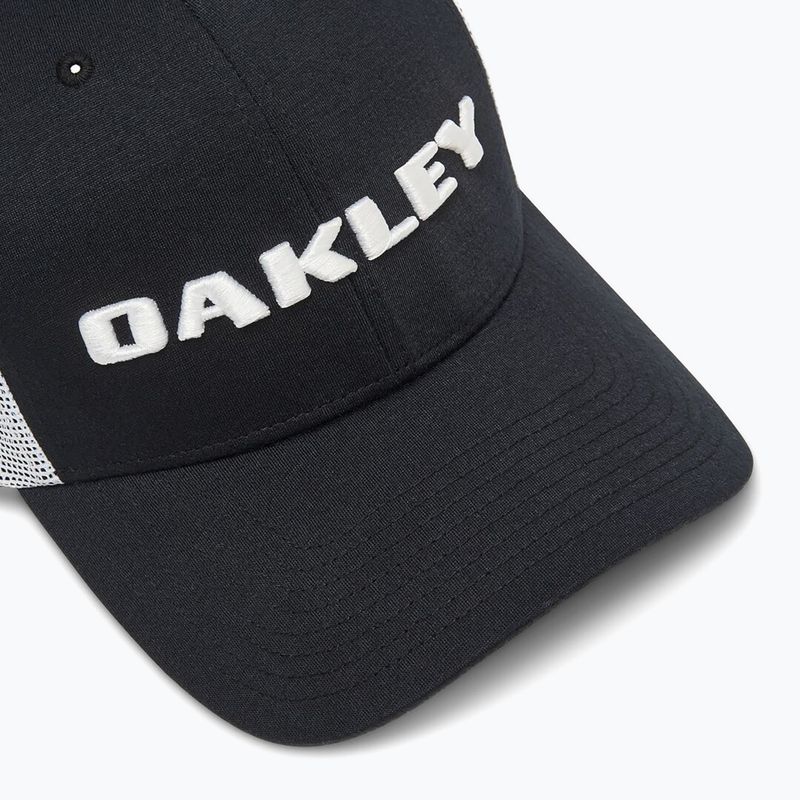 Czapka z daszkiem męska Oakley Heather New Era Bark Logo blackout 3