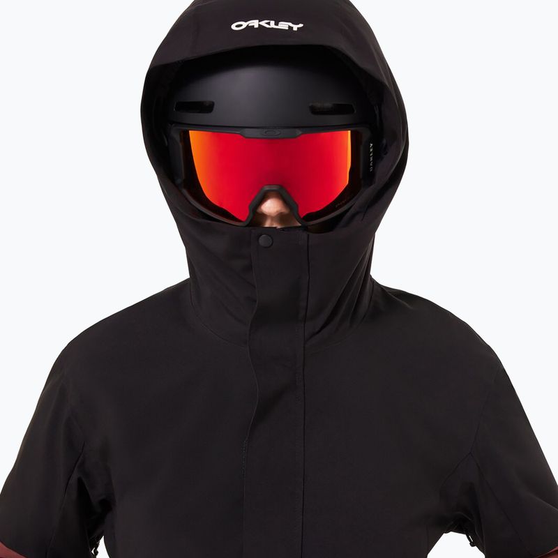 Kurtka snowboardowa damska Oakley WMNS TNP TBT Isulated Anorak blakout/grenache 9