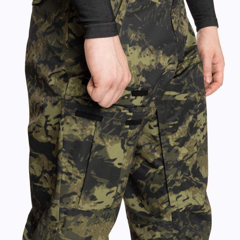 Spodnie narciarskie męskie Oakley Divisional Cargo Shell Pant tiger camo green 5