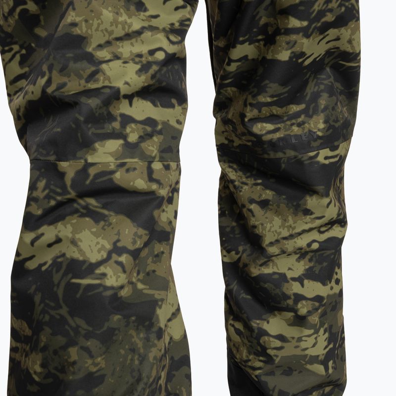 Spodnie narciarskie męskie Oakley Divisional Cargo Shell Pant tiger camo green 8