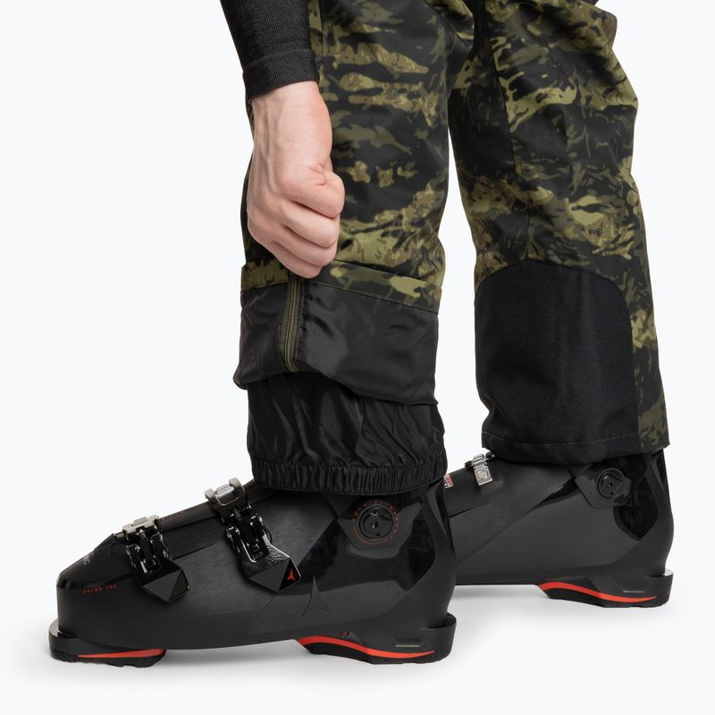 Spodnie narciarskie męskie Oakley Divisional Cargo Shell Pant tiger camo green 10