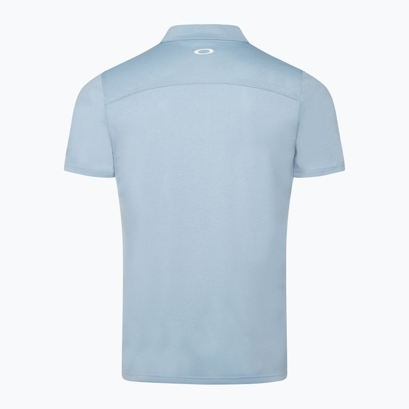 Koszulka polo męska Oakley B1B Polo Shirt stonewash blue heather 2