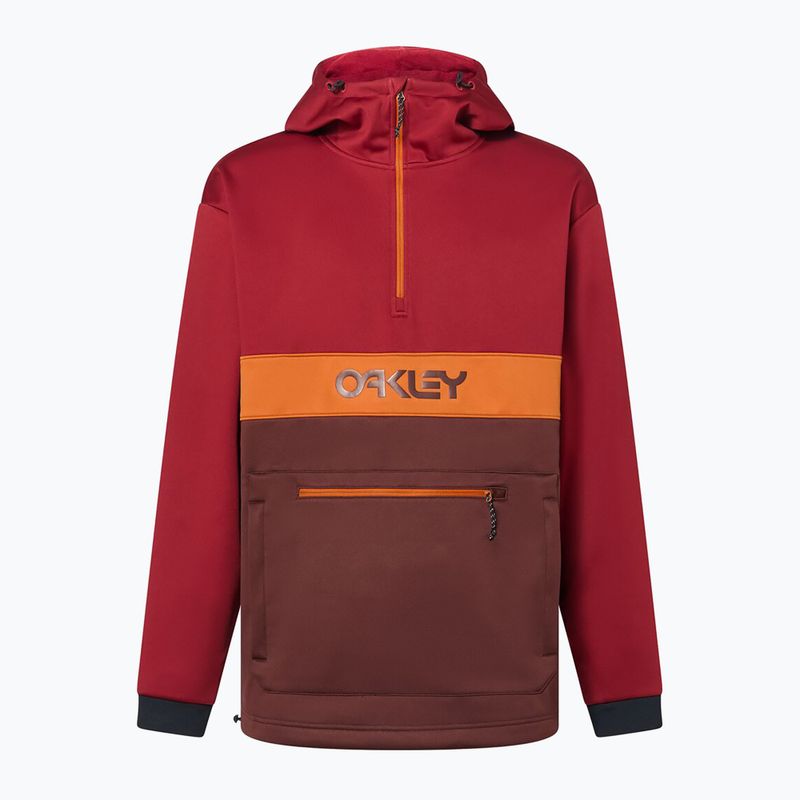 Bluza softshell męska Oakley TNP Nose Grab Softshell Hoodie grenache/iron red