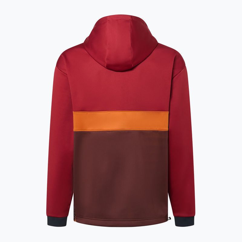 Bluza softshell męska Oakley TNP Nose Grab Softshell Hoodie grenache/iron red 2