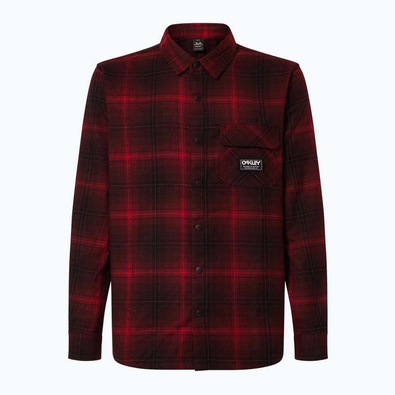 Koszula męska Oakley Butter Flannel Shirt black/grenache check 5