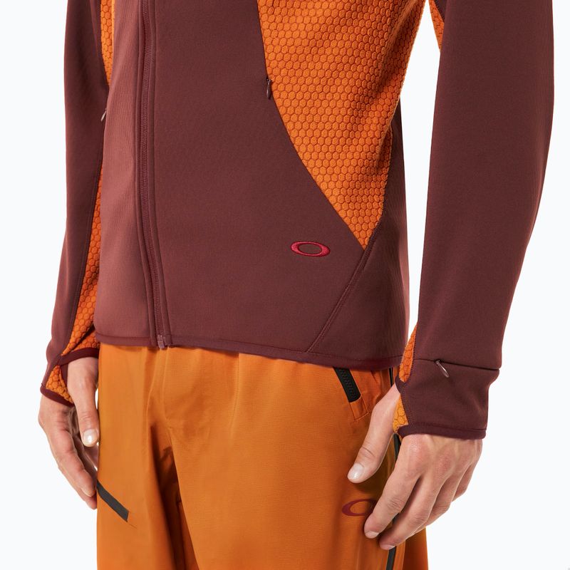 Bluza snowboardowa męska Oakley Drift Tech Fleece Hoodie grenache 6