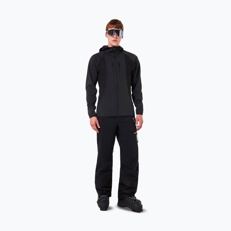 Bluza snowboardowa męska Oakley Drift Tech Fleece Hoodie blackout 2
