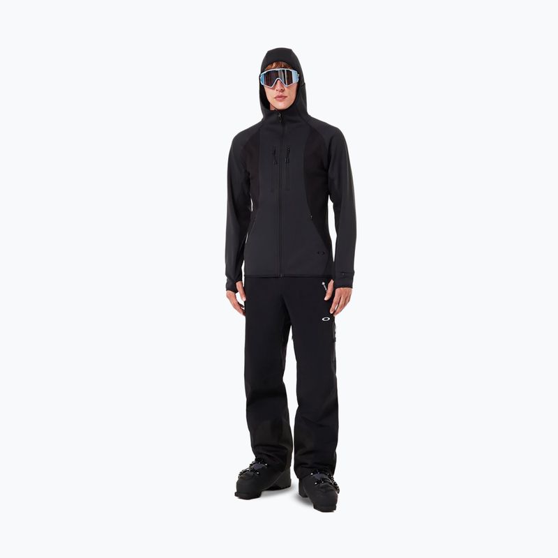 Bluza snowboardowa męska Oakley Drift Tech Fleece Hoodie blackout 4