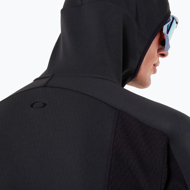 Bluza snowboardowa męska Oakley Drift Tech Fleece Hoodie blackout 7
