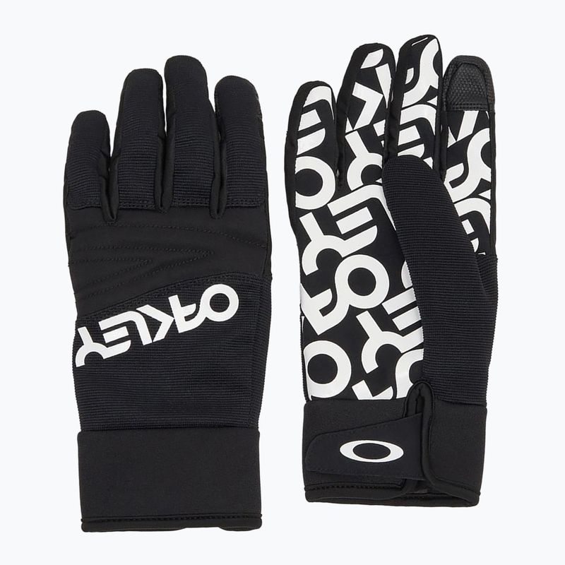 Rękawiczki męskie Oakley Factory Pilot Core Glove black/white logo