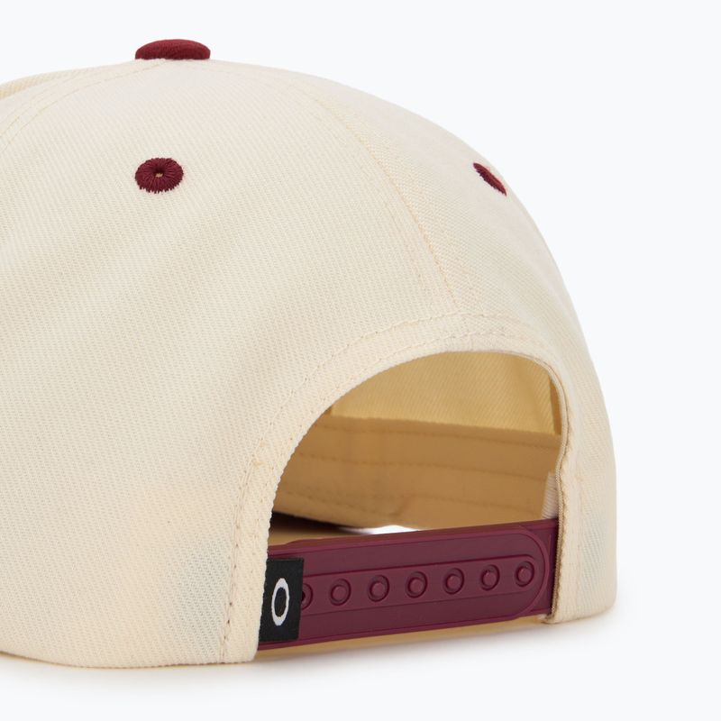 Czapka z daszkiem męska Oakley Mark III arctic white/iron red 4