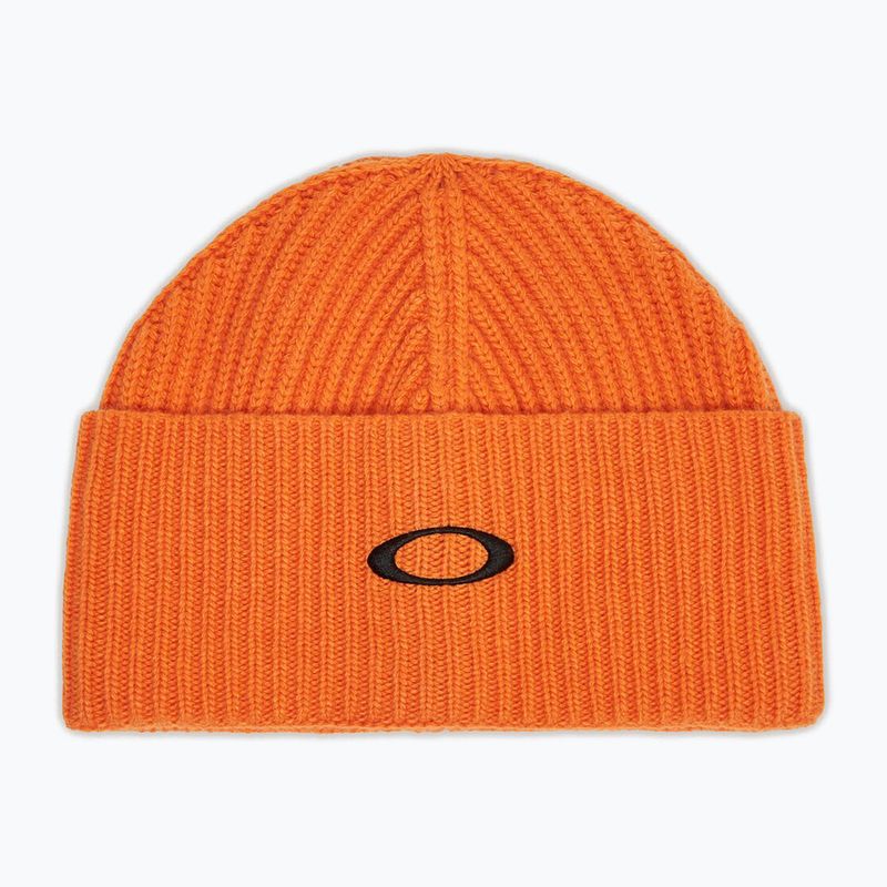 Czapka zimowa Oakley Ellipse Ribbed Beanie ginger