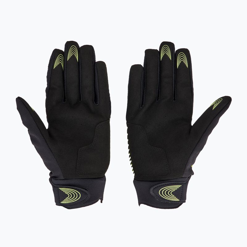 Rękawiczki rowerowe Oakley Drop In MTB Glove 2.0 black/lt green 2