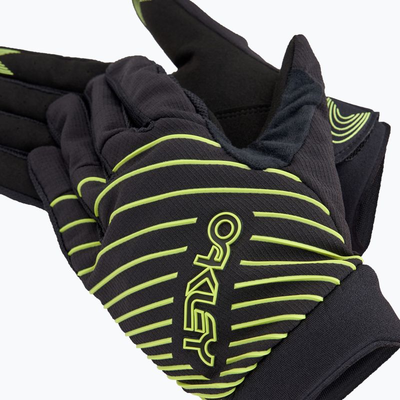 Rękawiczki rowerowe Oakley Drop In MTB Glove 2.0 black/lt green 4