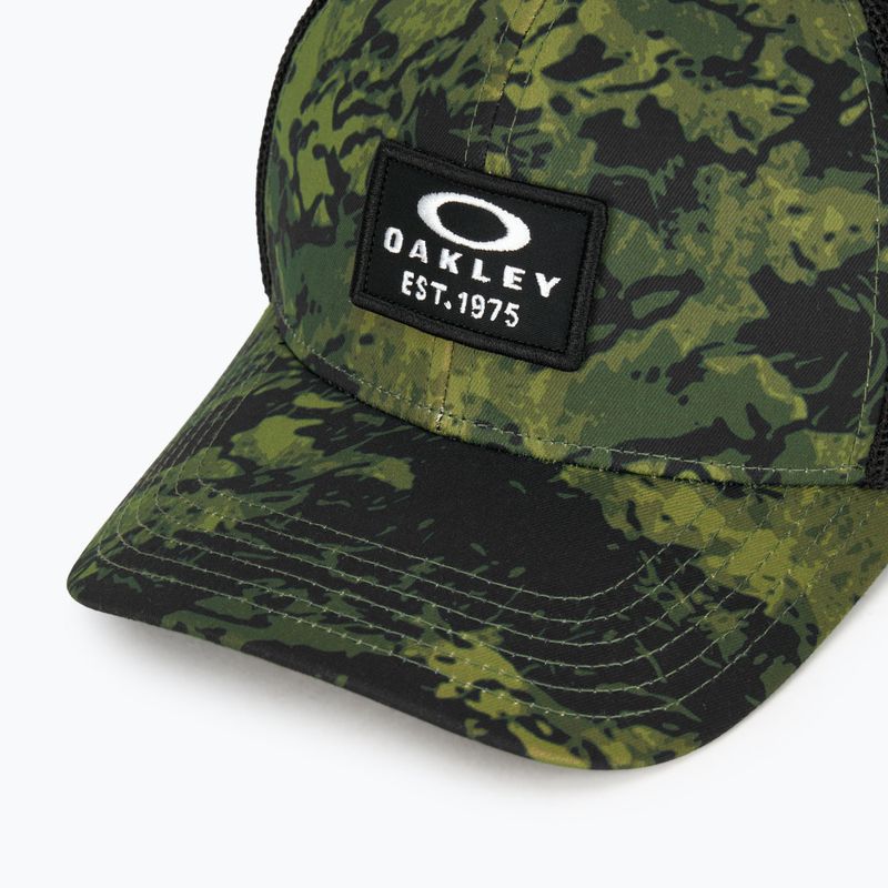 Czapka z daszkiem męska Oakley Patch Trucker tiger camo green 3