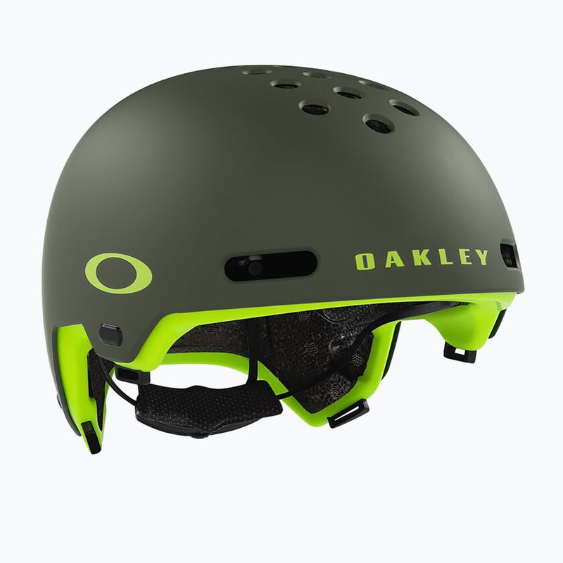 Kask rowerowy Oakley Street1 EU matte hunter green/retina burn
