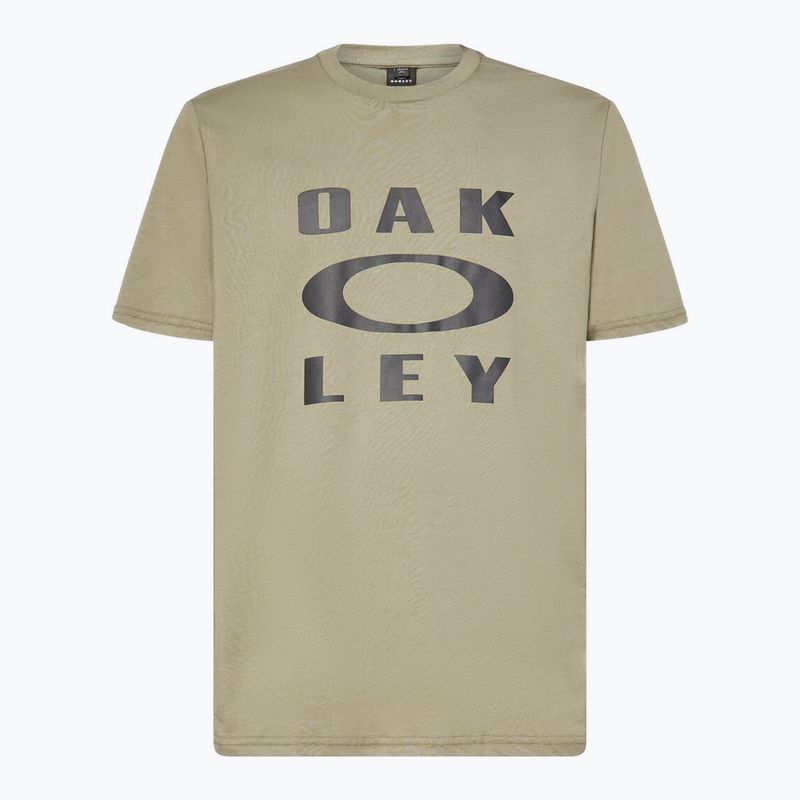 Koszulka męska Oakley Bark Ellipse Tee boulder green