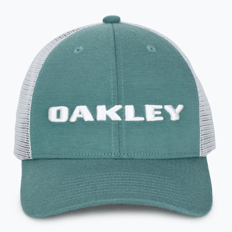 Czapka z daszkiem męska Oakley Heather New Era Bark Logo dark pacific 2