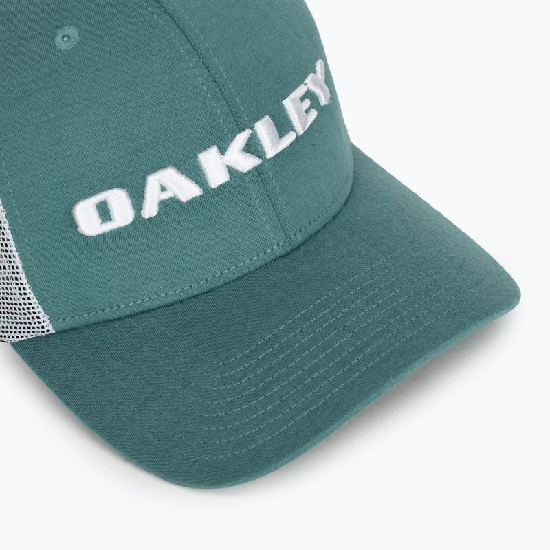 Czapka z daszkiem męska Oakley Heather New Era Bark Logo dark pacific 3
