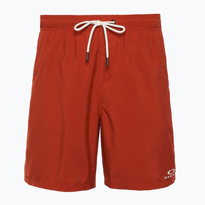 Szorty kąpielowe męskie Oakley Clear Lake 18" Volley flame red
