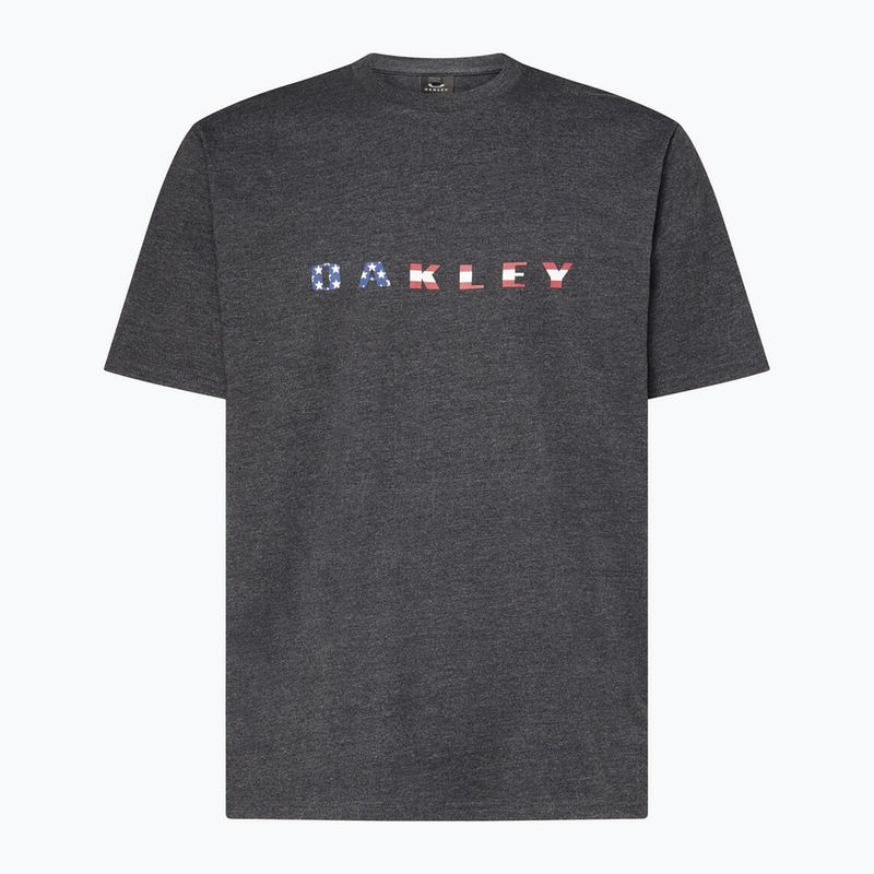 Koszulka męska Oakley Bf Oakley Bark Tee dark grey hthr
