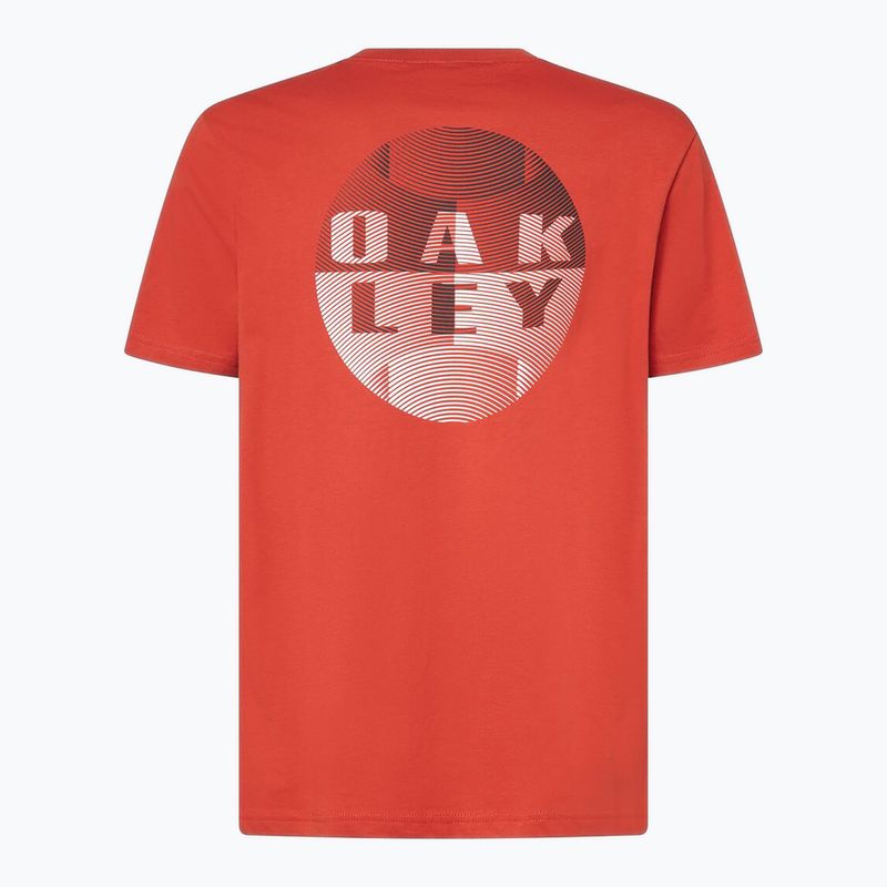 Koszulka męska Oakley Graphic Tee flame red 2