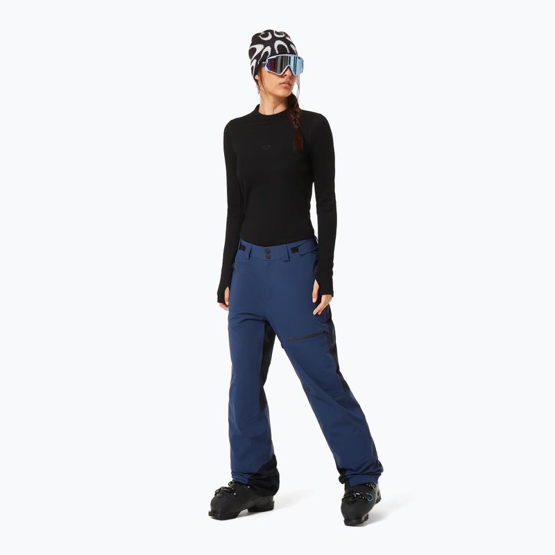 Bluza termoaktywna damska Oakley Spruce Wool Base Layer blackout 2