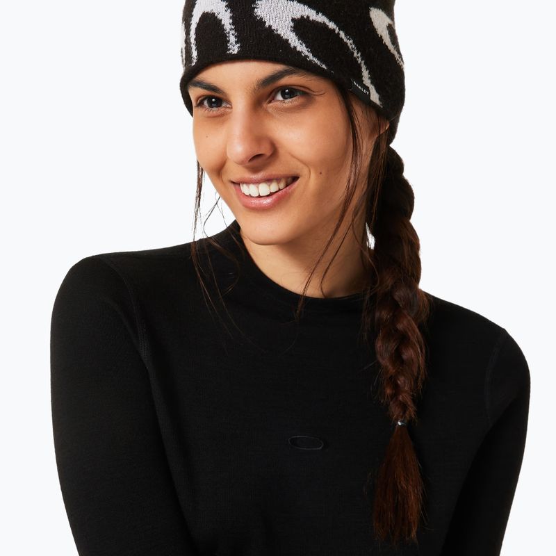 Longsleeve termoaktywny damski Oakley Spruce Wool Base Layer blackout 5