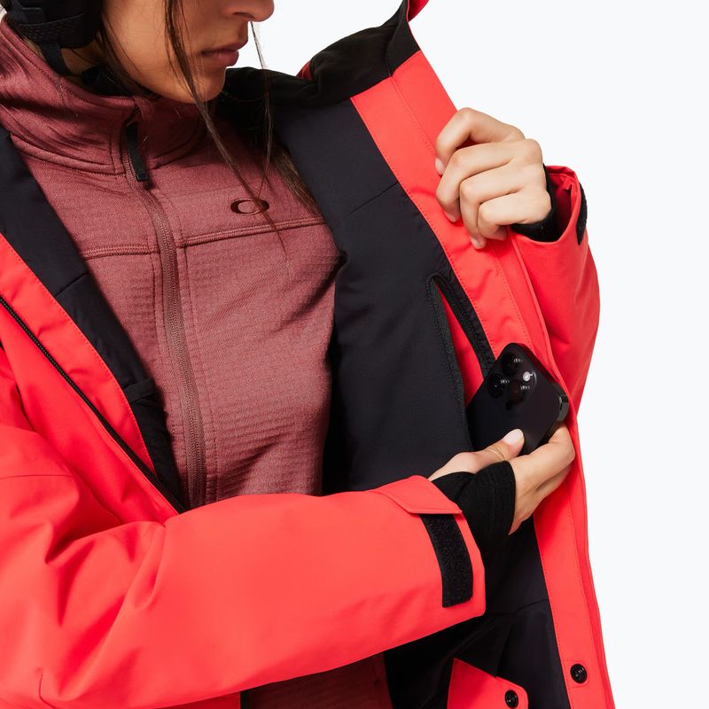 Kurtka narciarska damska Oakley Canopy Insulated hibiscus red 9